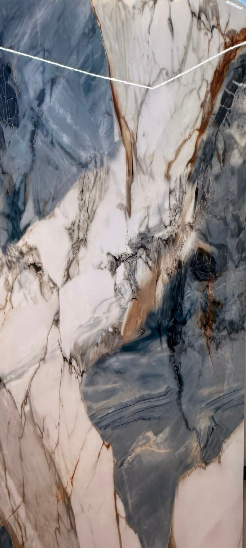 Pannello PVC effetto marmo decorativo, variante finitura 2